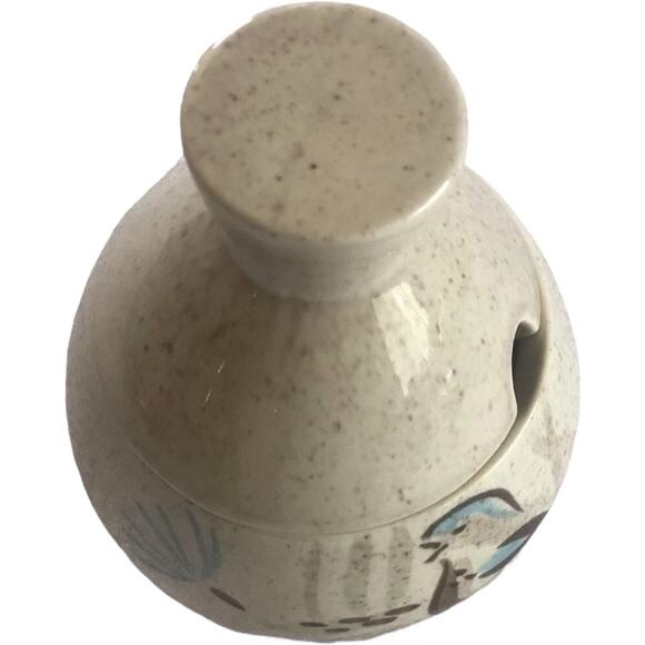 Vintage Red Wing Pottery Bob White Quail Sugar Dish - Picture 2 of 4